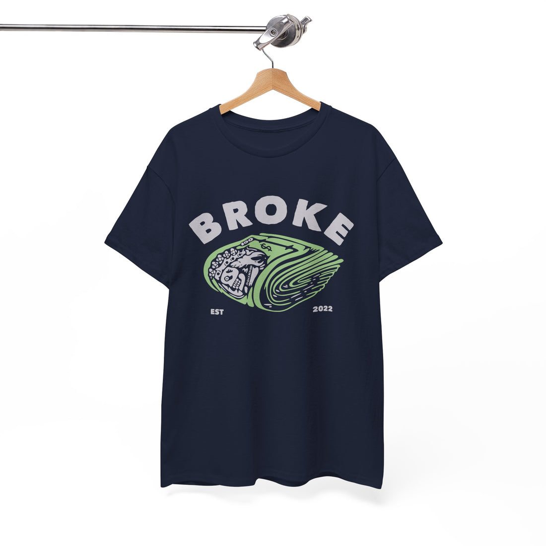 Broke T-Shirt - Graphic T-Shirt from Tee Utopia