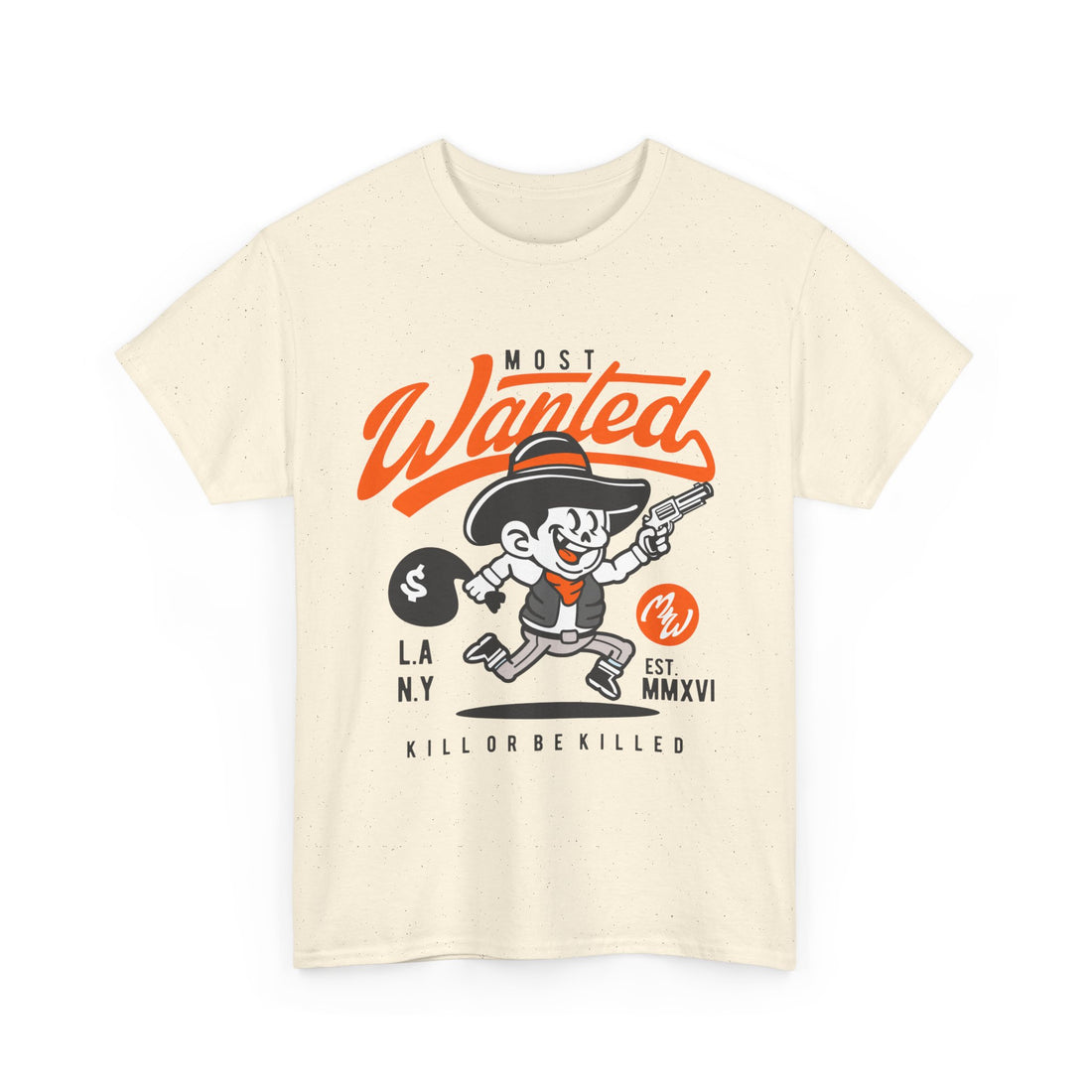 Most Wanted T-Shirt - Graphic T-Shirt from Tee Utopia