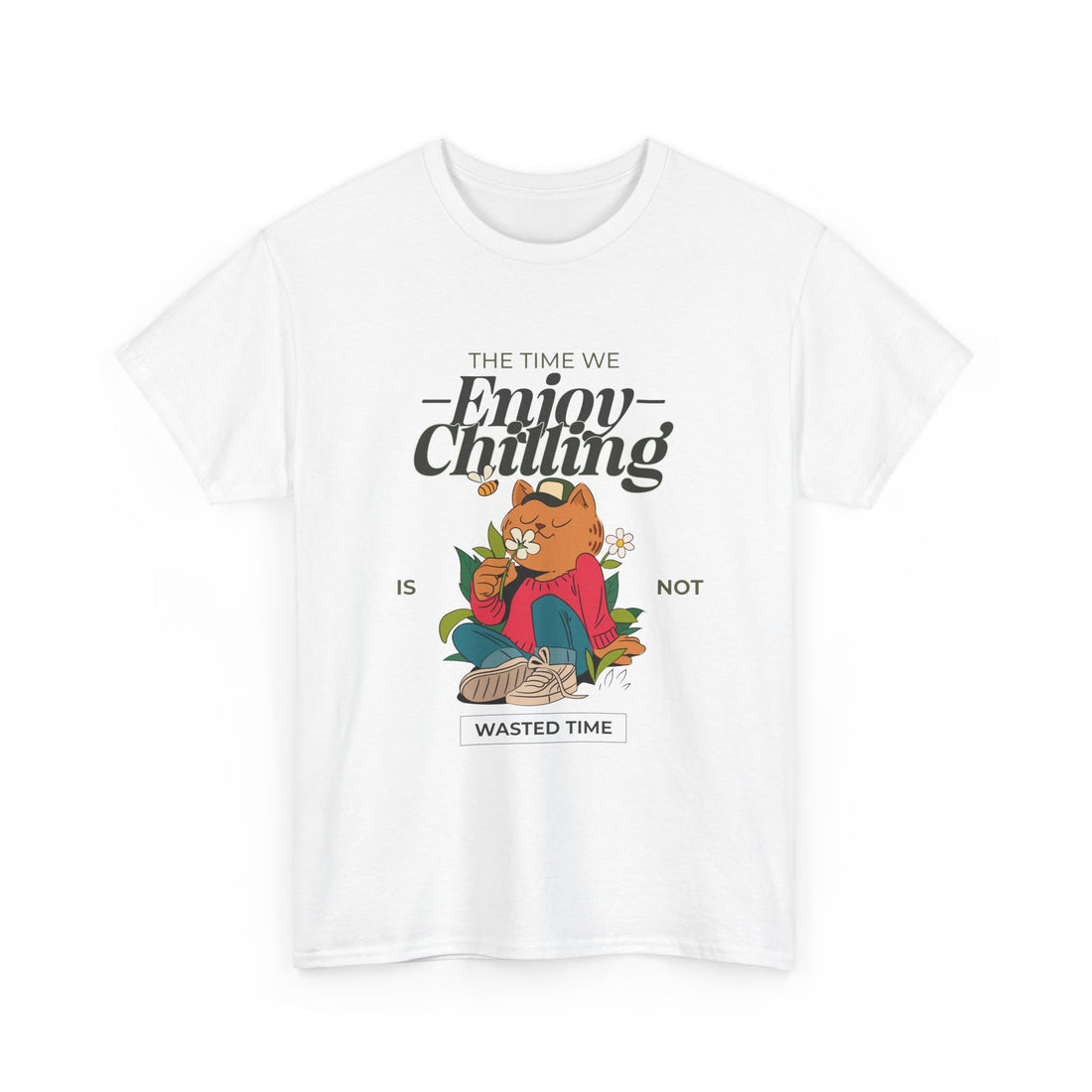 Enjoy Chilling T-Shirt - Graphic T-Shirt from Tee Utopia