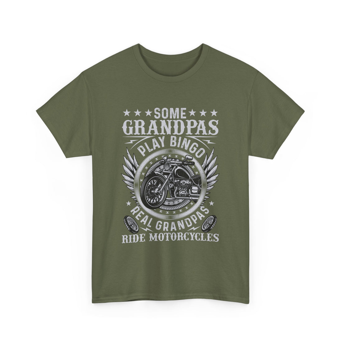 Real Grandpas Ride T-Shirt - Graphic T-Shirt from Tee Utopia