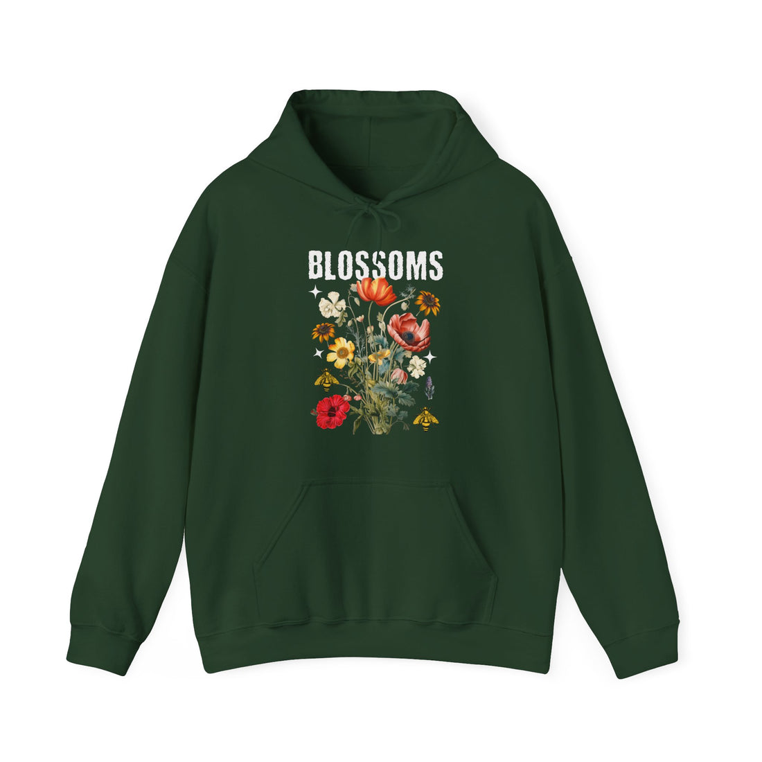 Blossoms Hoodie - Graphic Hoodie from Tee Utopia