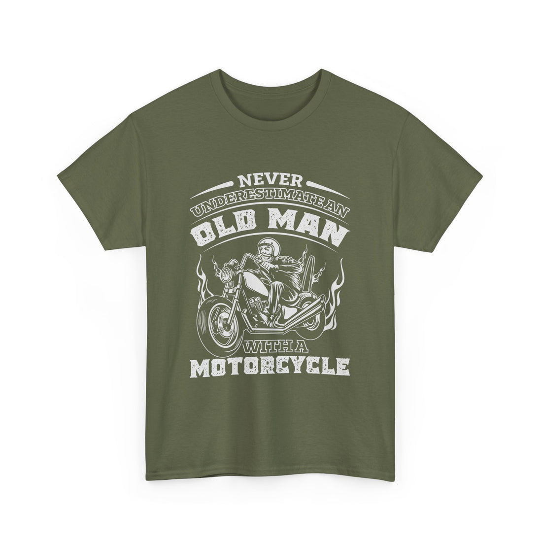 Never Underestimate An Old Man T-Shirt - Graphic T-Shirt from Tee Utopia