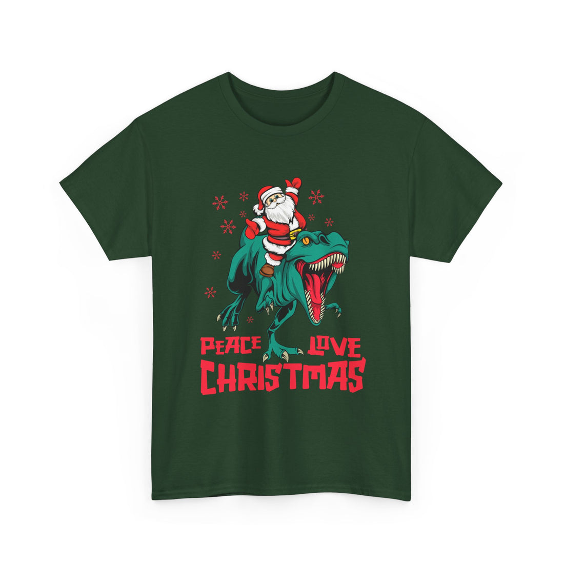 Peace Love Christmas T-Shirt - Graphic T-Shirt from Tee Utopia