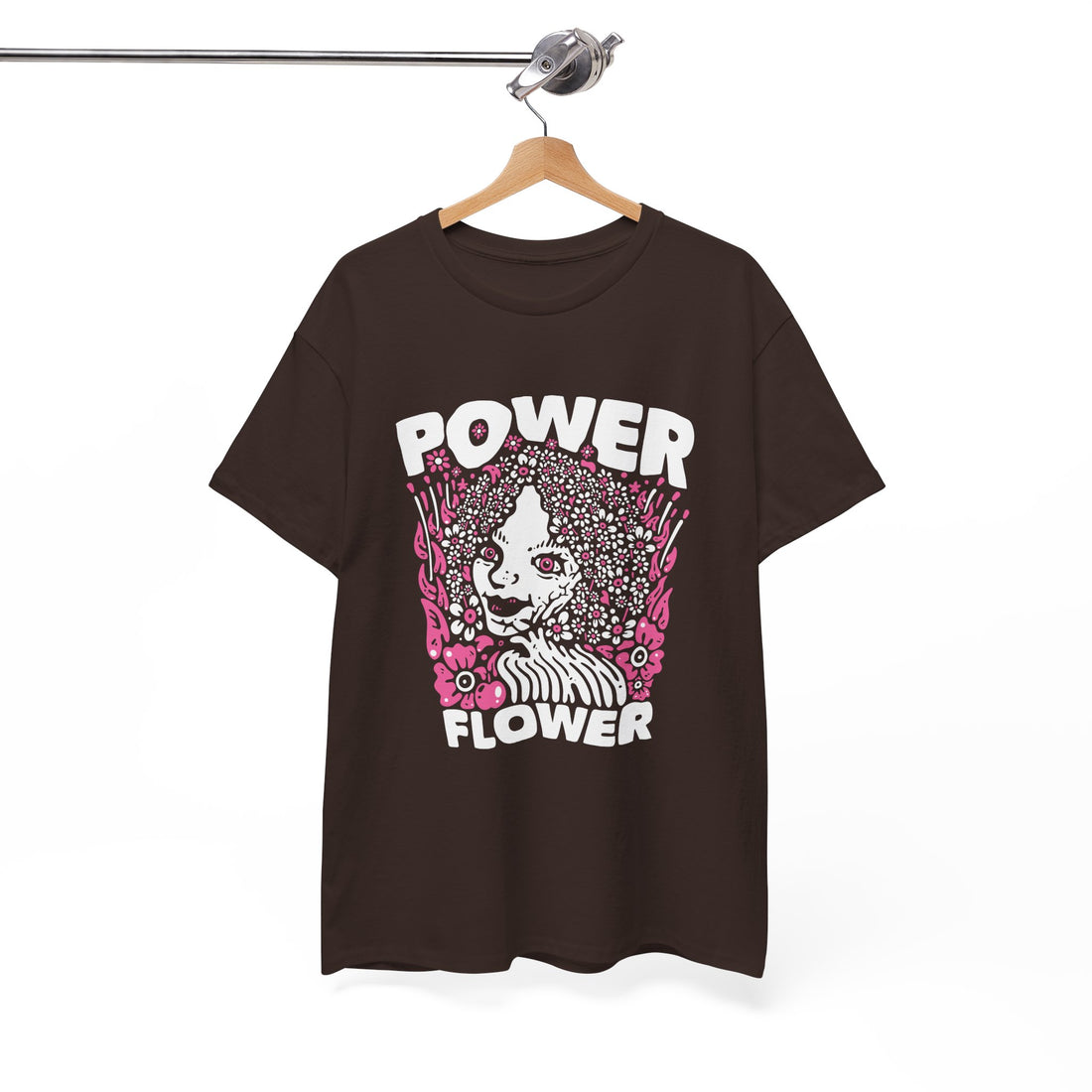 Power Flower T-Shirt - Graphic T-Shirt from Tee Utopia
