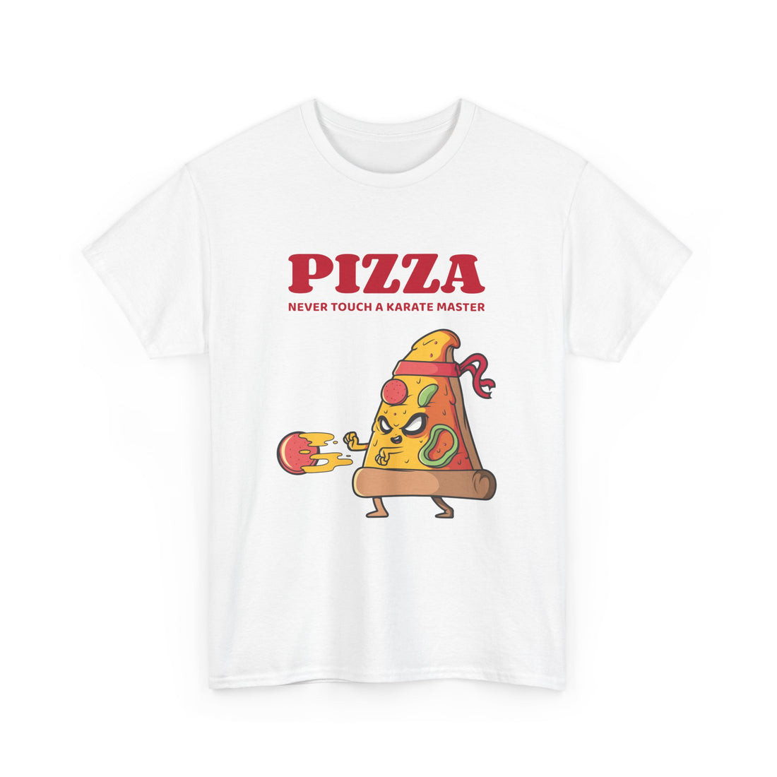 Pizza Karate Master T-Shirt - Graphic T-Shirt from Tee Utopia