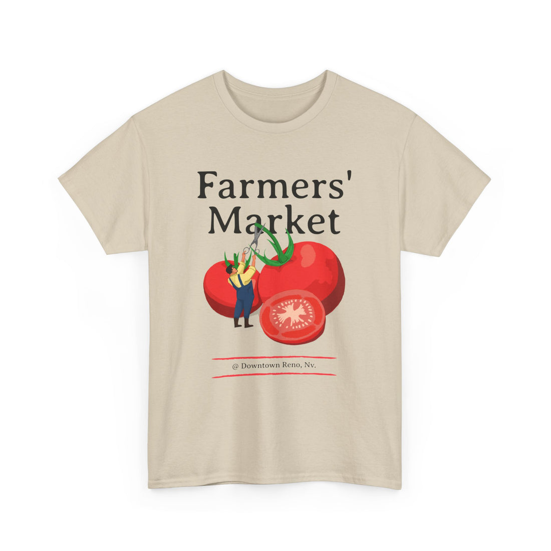 Farmers Market T-Shirt - Graphic T-Shirt from Tee Utopia