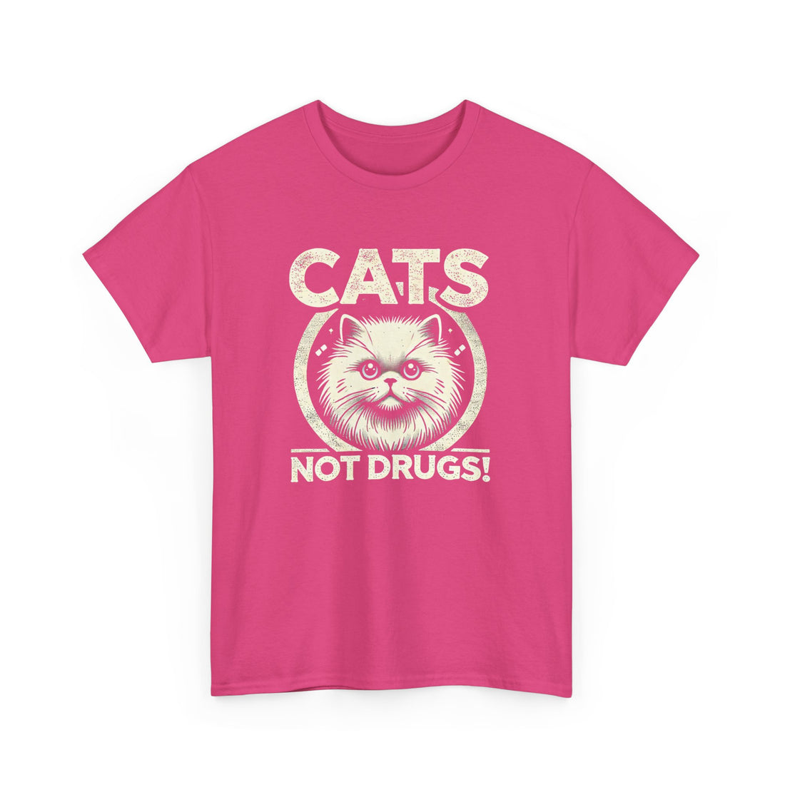 Cats Not Drugs T-Shirt - Graphic T-Shirt from Tee Utopia