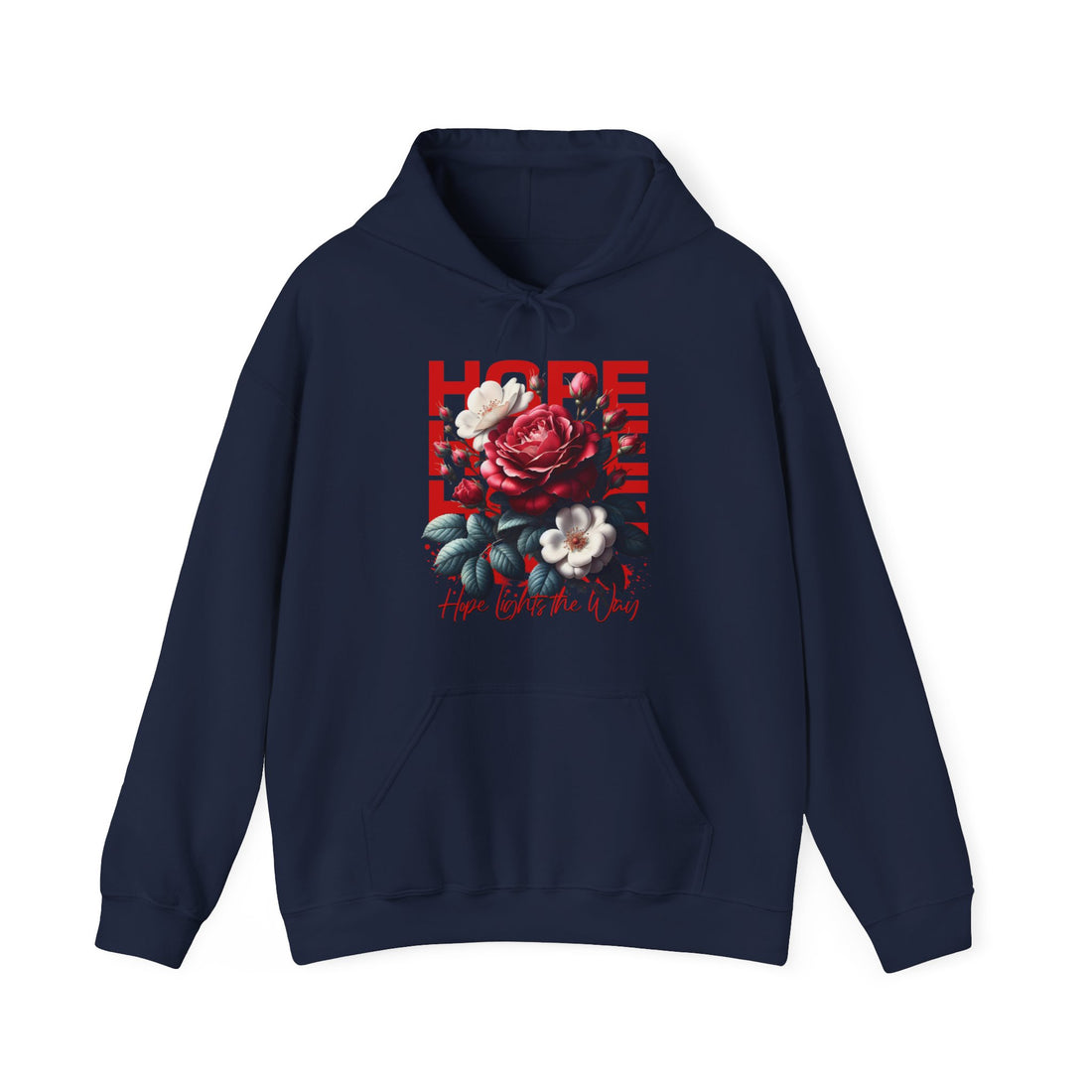 Hope Lights The Way Hoodie - Graphic Hoodie from Tee Utopia
