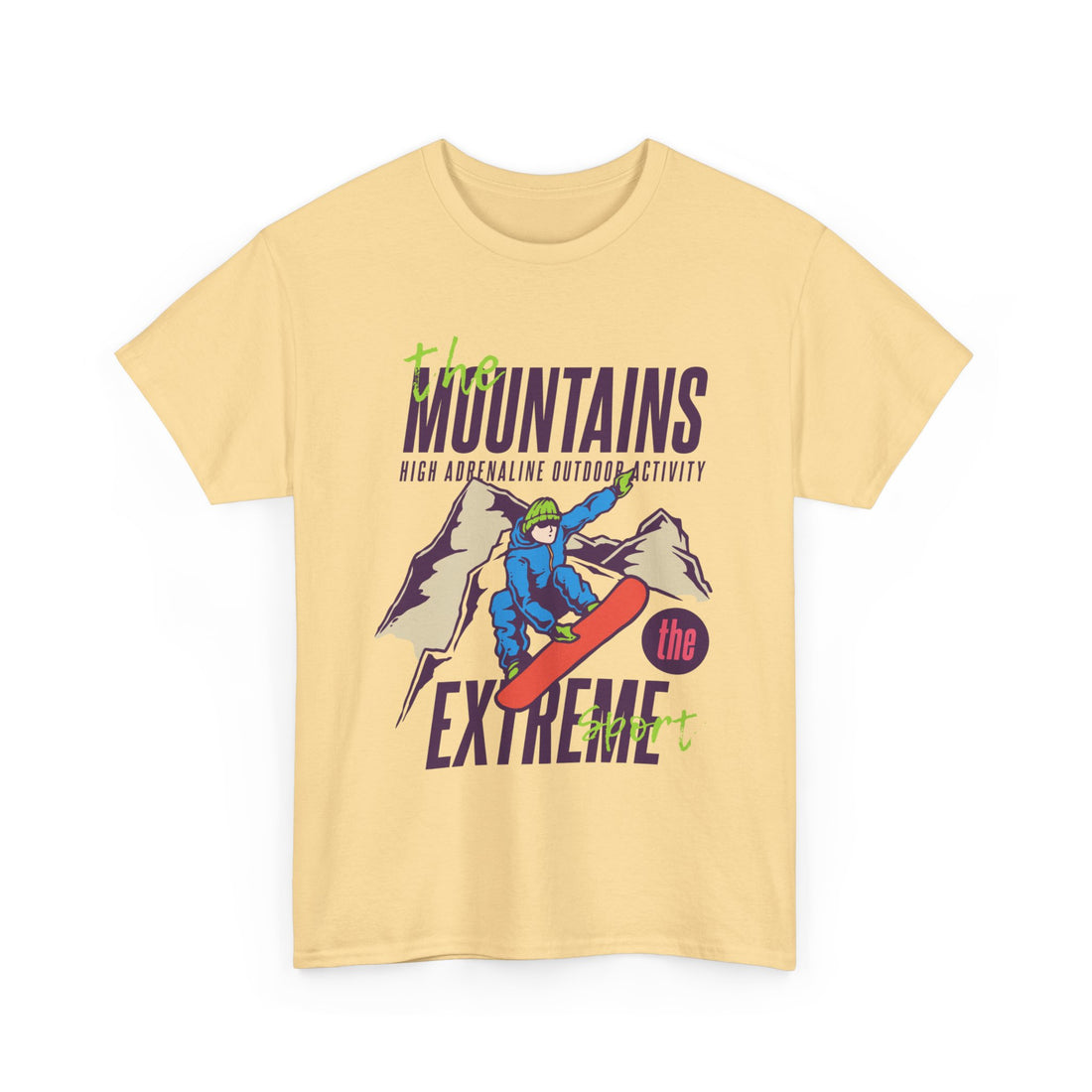 The Mountains T-Shirt - Graphic T-Shirt from Tee Utopia