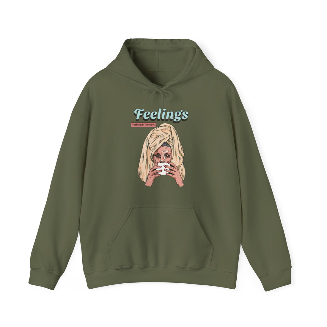 Feelings Hoodie - Graphic Hoodie from Tee Utopia
