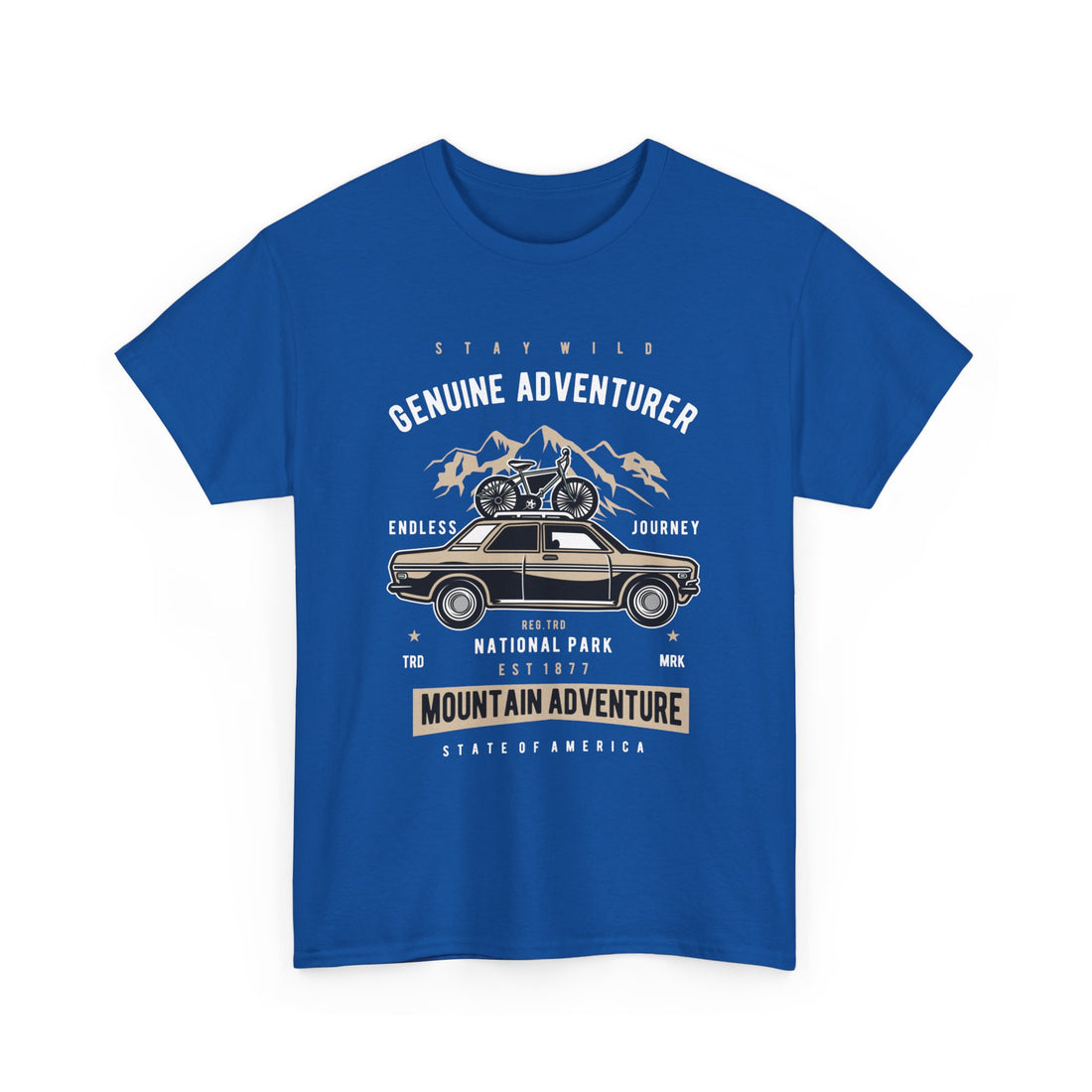 Stay Wild Genuine Adventure T-Shirt - Graphic T-Shirt from Tee Utopia
