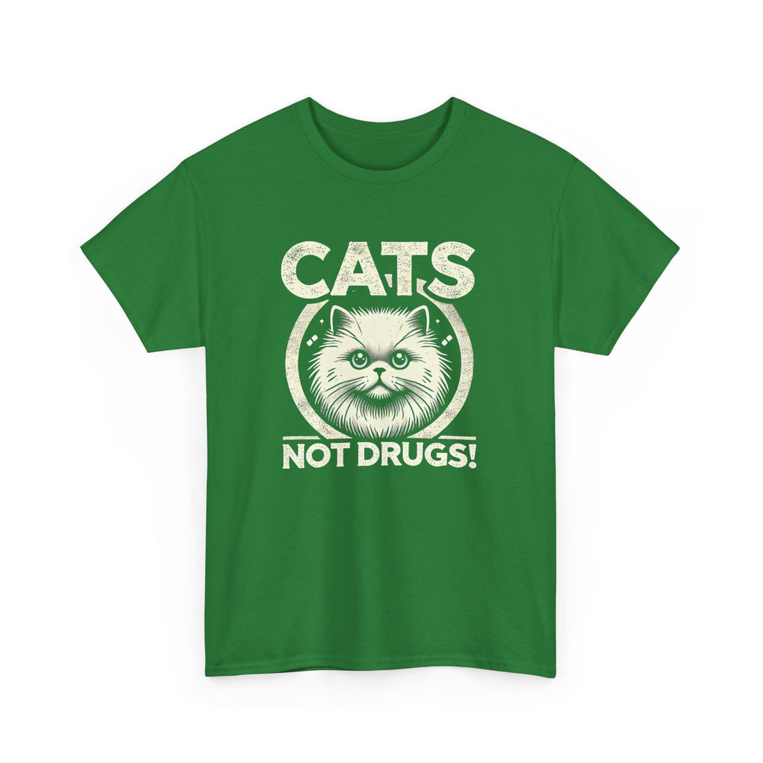 Cats Not Drugs T-Shirt - Graphic T-Shirt from Tee Utopia