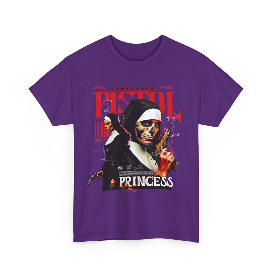 Pistol Princess T-Shirt - Graphic T-Shirt from Tee Utopia