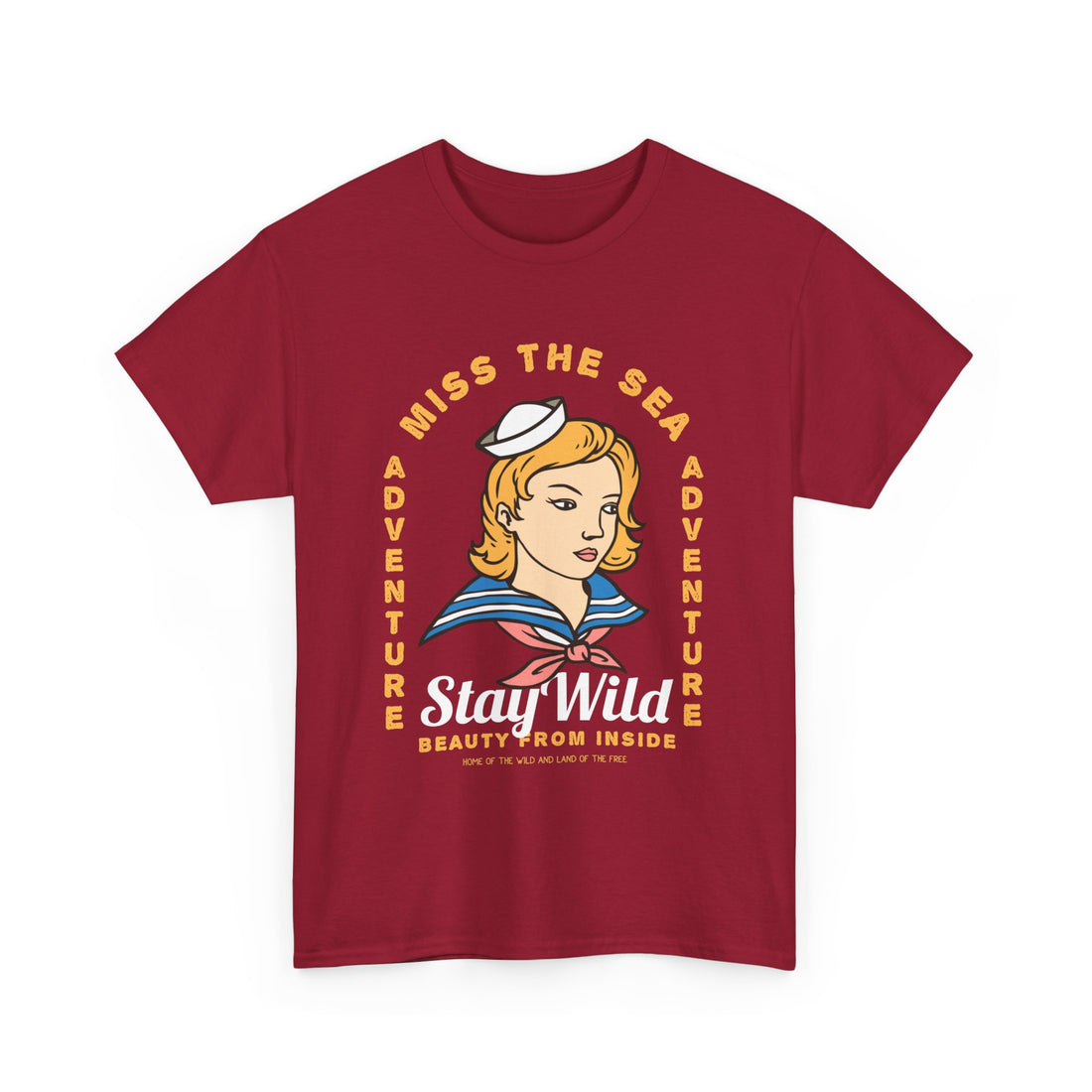 Miss The Sea T-Shirt - Graphic T-Shirt from Tee Utopia