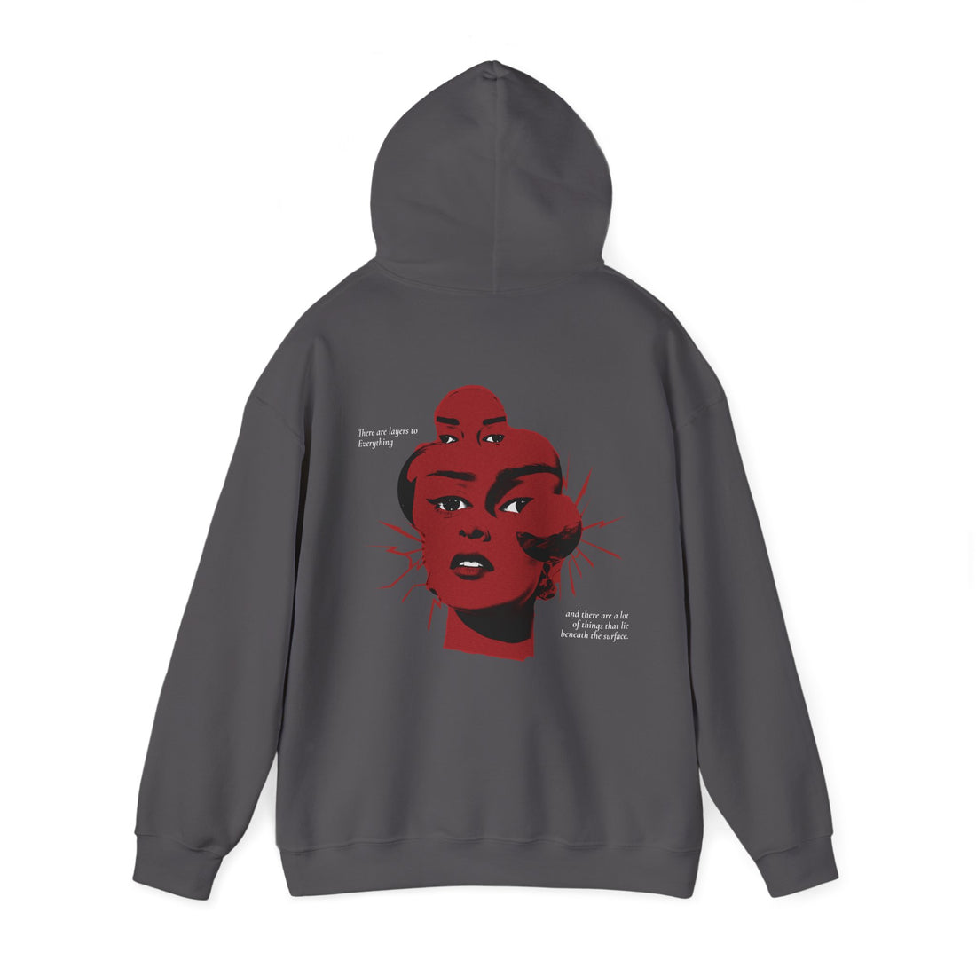 Fragmented Visual Front and Back Hoodie