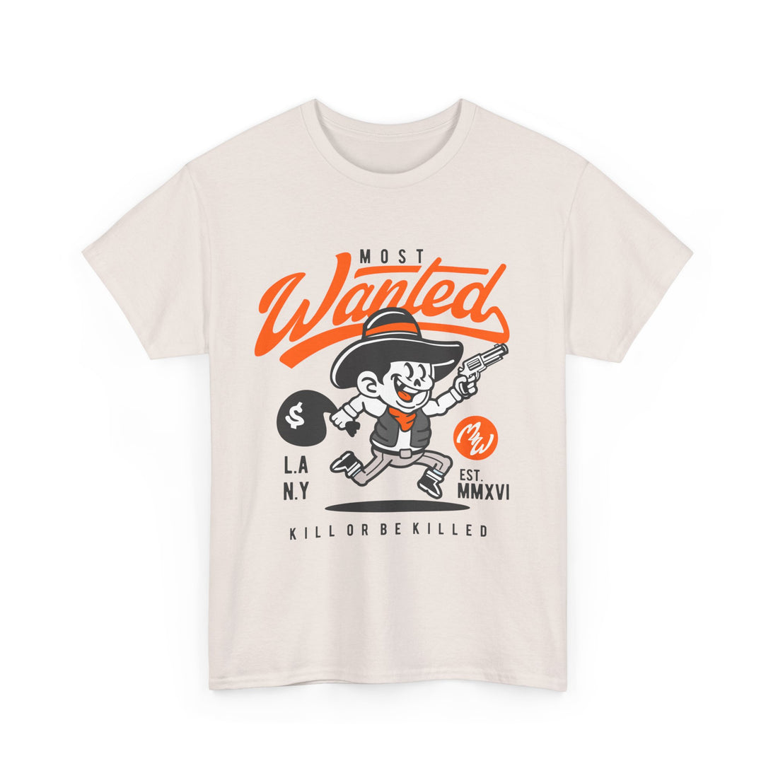 Most Wanted T-Shirt - Graphic T-Shirt from Tee Utopia
