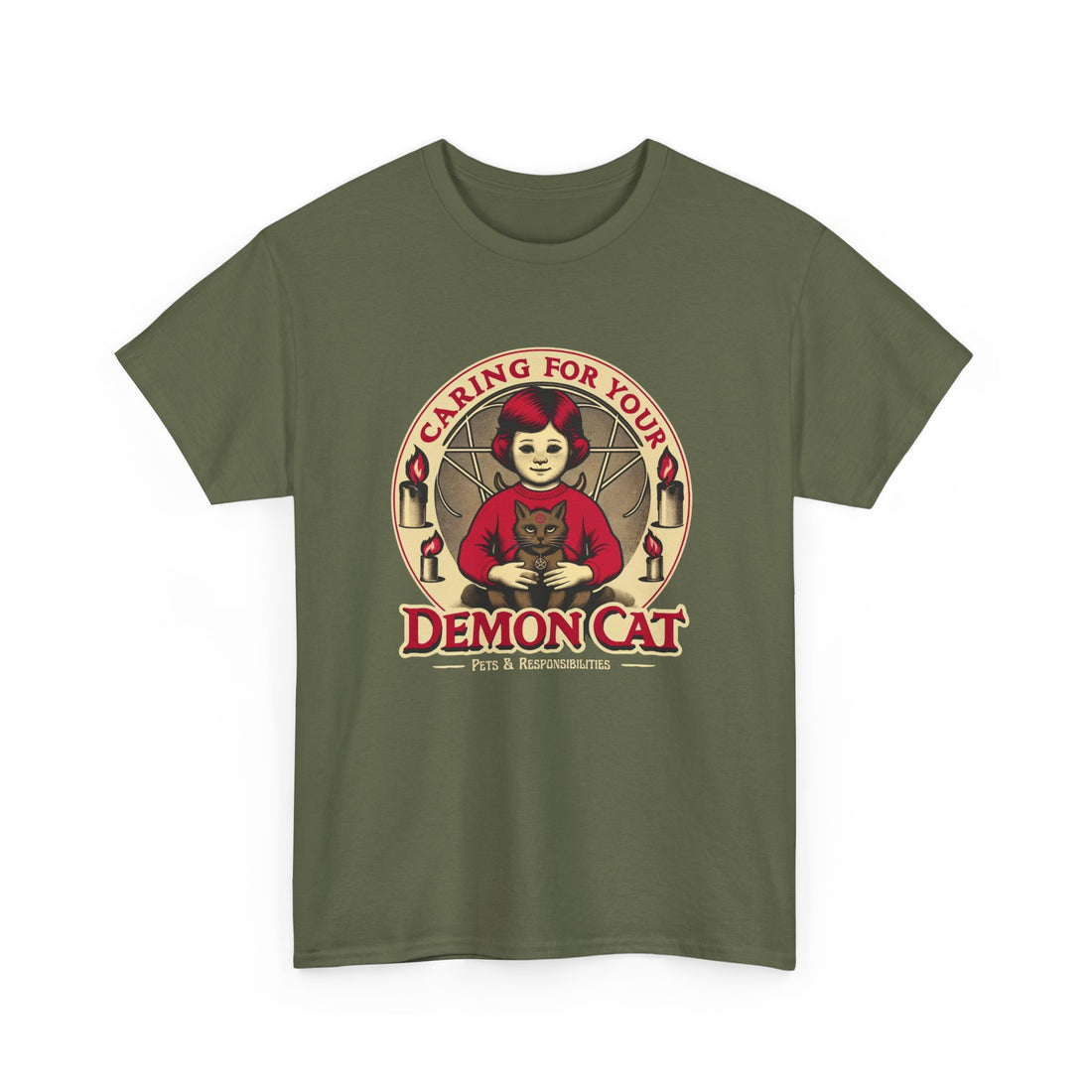 Caring For Your Demon T-Shirt - Graphic T-Shirt from Tee Utopia