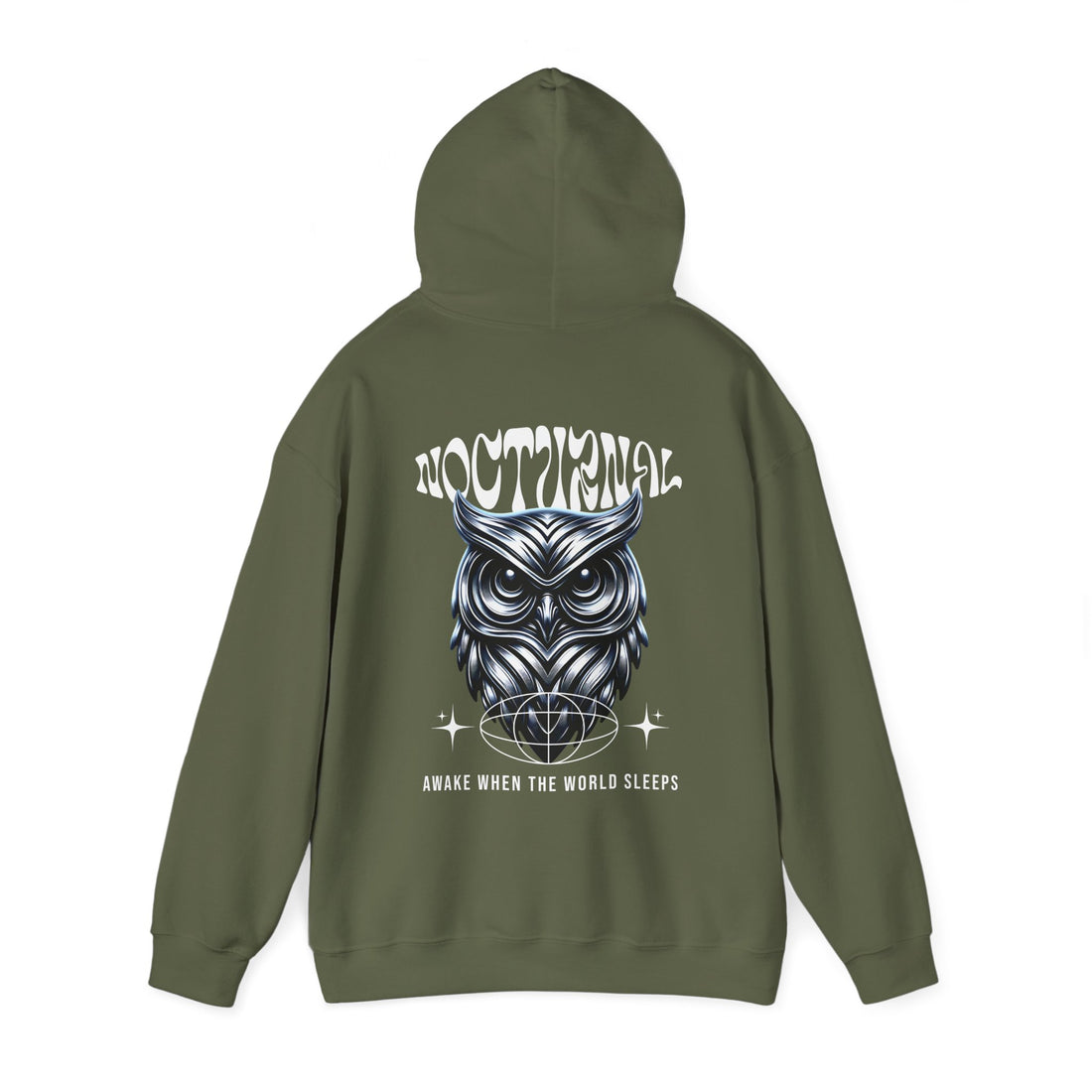 Nocturnal Front and Back Hoodie