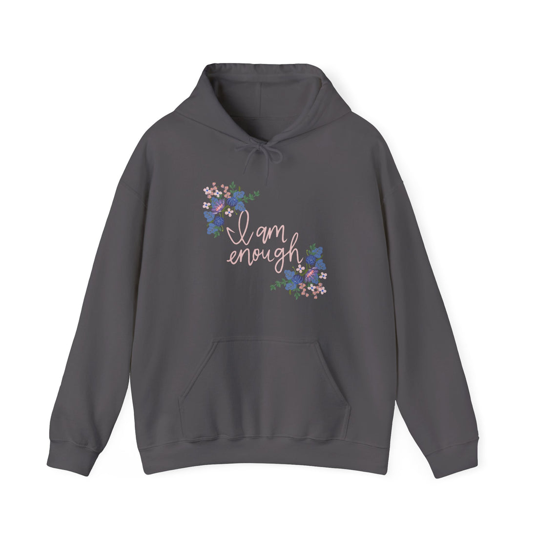 I Am Enough Hoodie - Graphic Hoodie from Tee Utopia