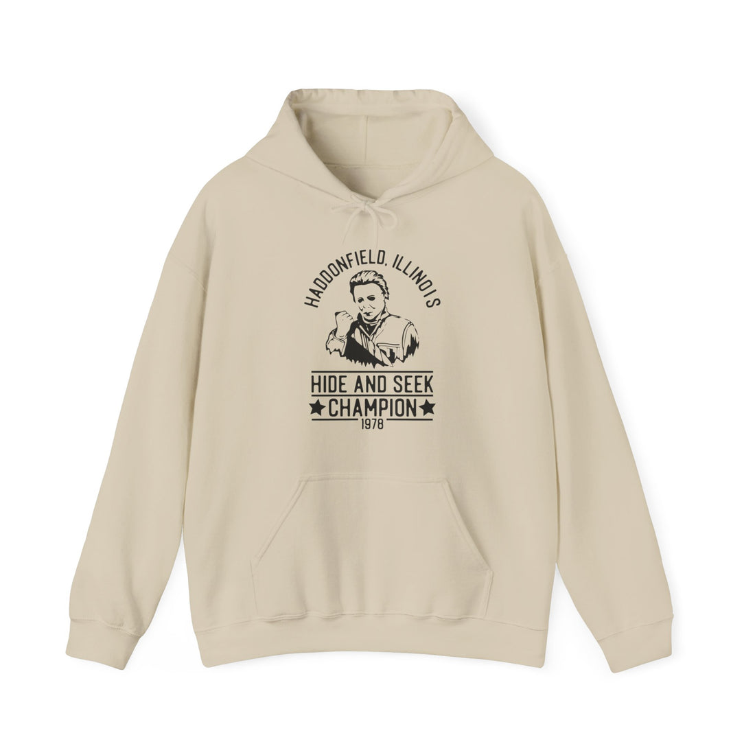 Hide & Seek Champion Hoodie - Graphic Hoodie from Tee Utopia