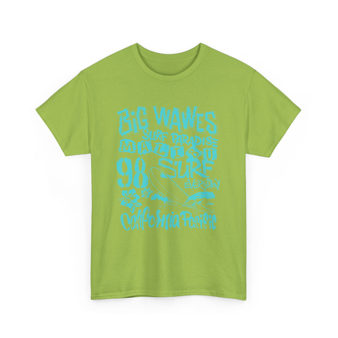 Big Waves Surf Paradise T-Shirt - Graphic T-Shirt from Tee Utopia