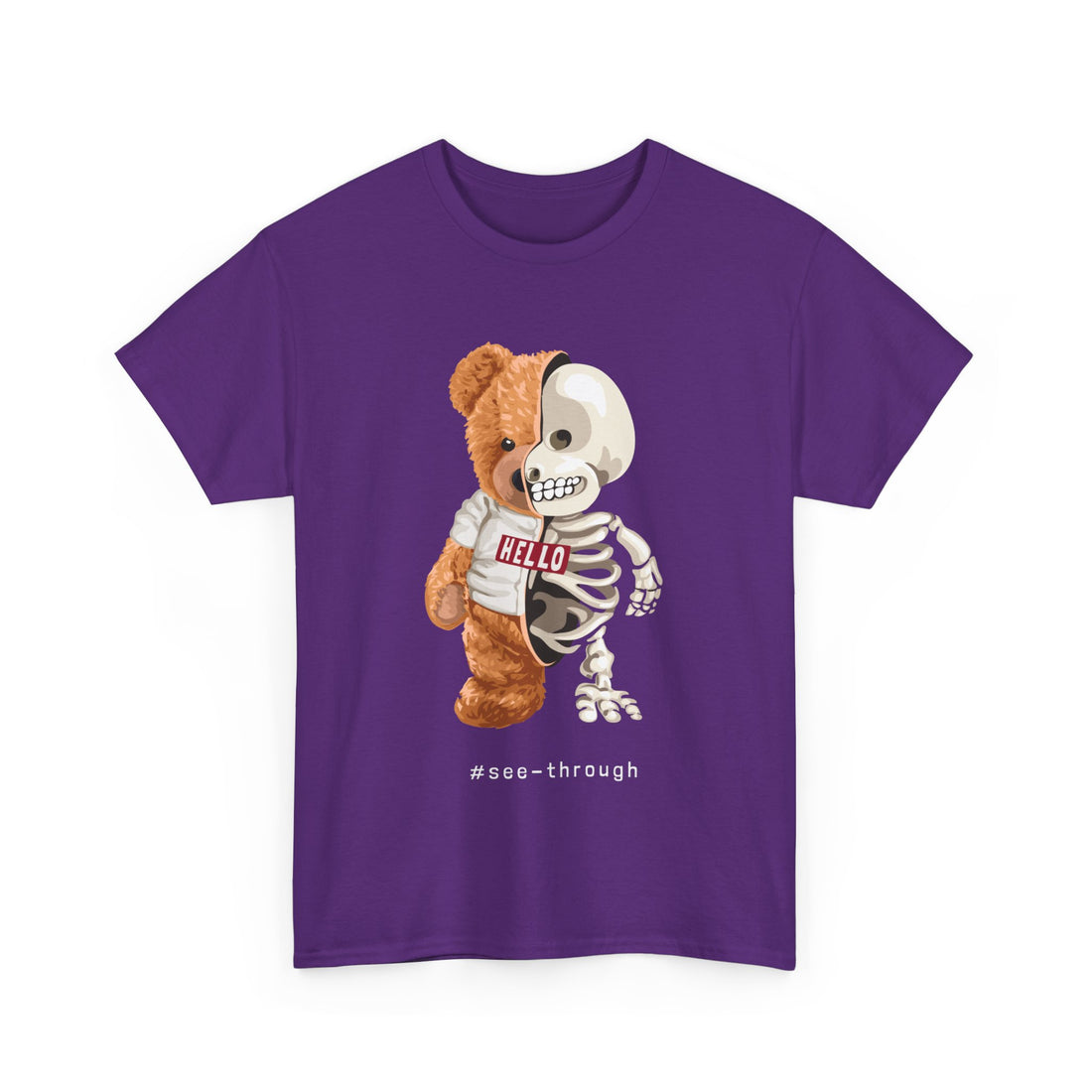 HELLO See-Through T-Shirt - Graphic T-Shirt from Tee Utopia