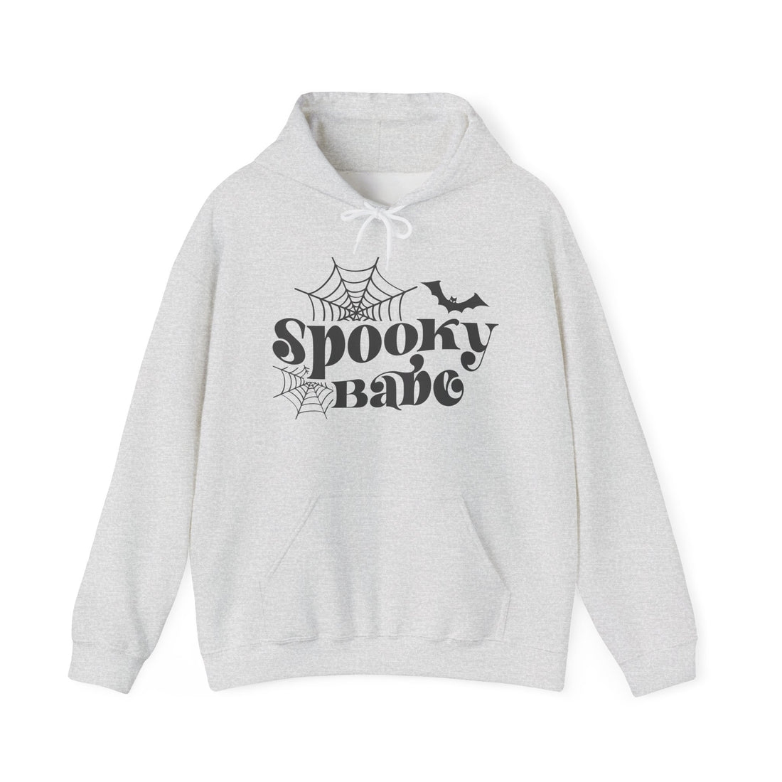 Spooky Babe Bats & Spiders Hoodie - Graphic Hoodie from Tee Utopia
