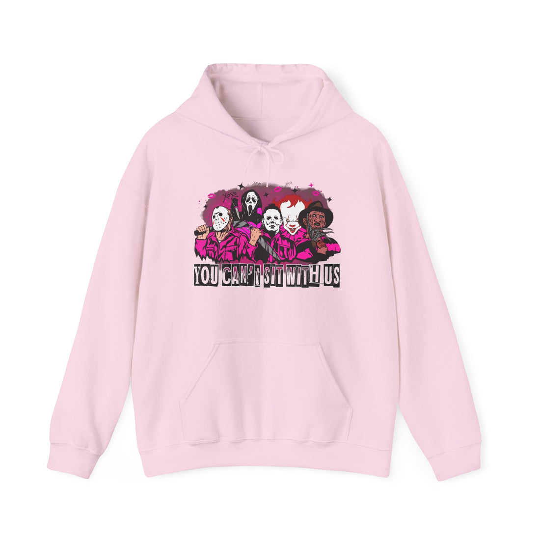 You Can't Sit With Us Hoodie - Graphic Hoodie from Tee Utopia