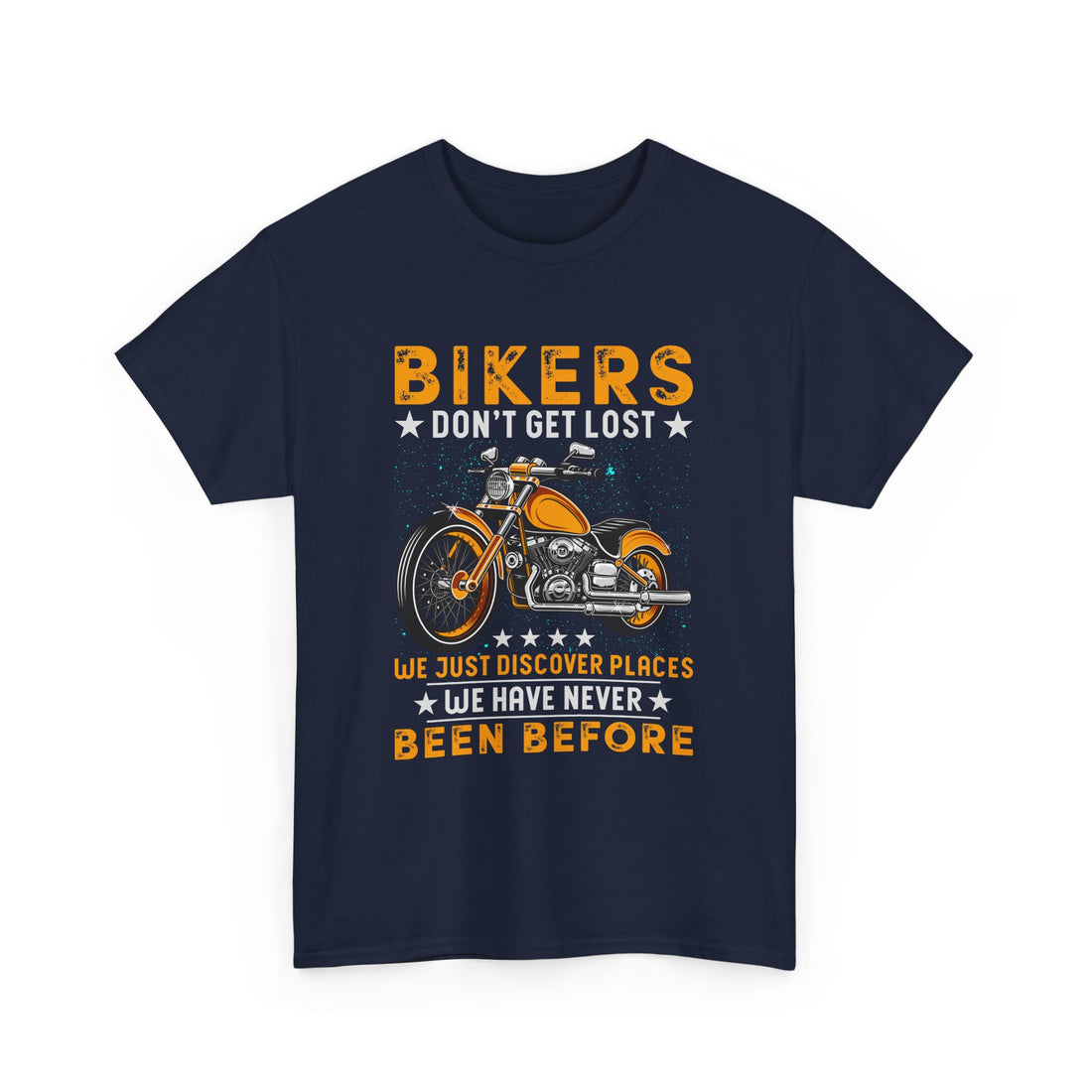 Bikers Don't Get Lost T-Shirt - Graphic T-Shirt from Tee Utopia