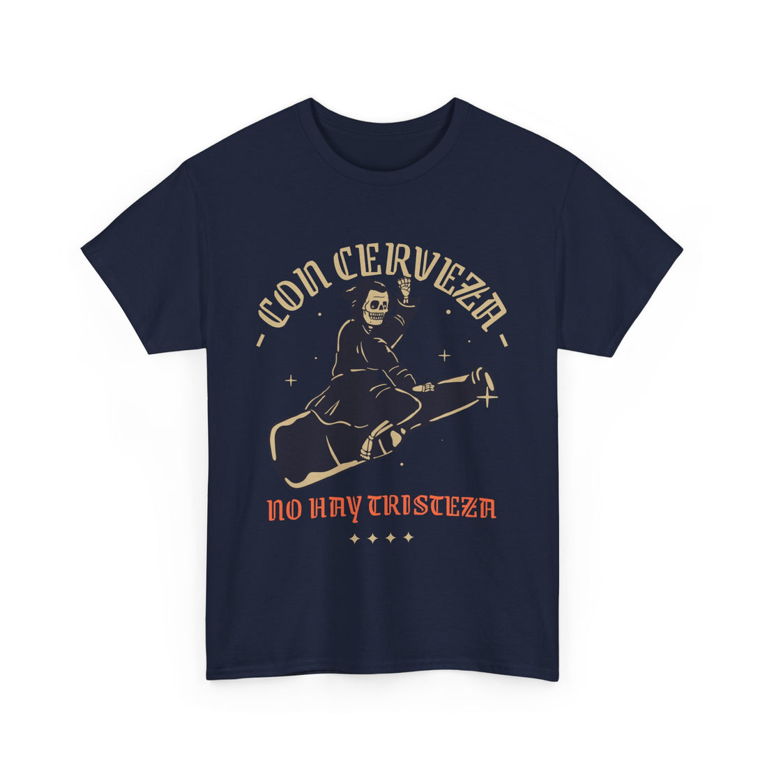 Con Cerveza  T-Shirt - Graphic T-Shirt from Tee Utopia