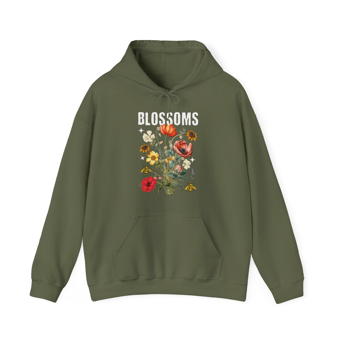 Blossoms Hoodie - Graphic Hoodie from Tee Utopia