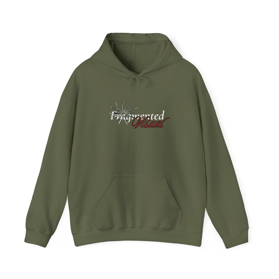 Fragmented Visual Front and Back Hoodie