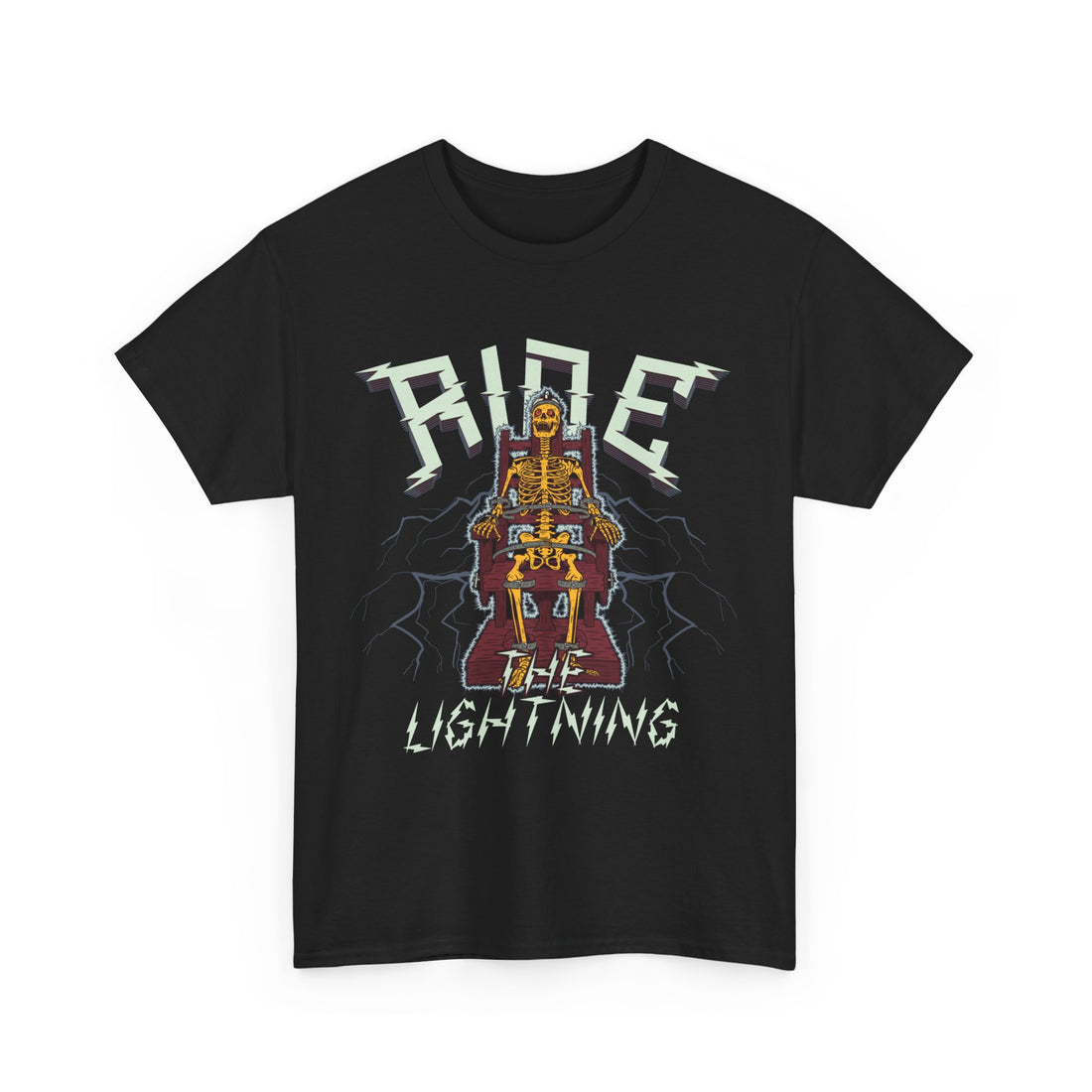 Ride The Lightning T-Shirt - Graphic T-Shirt from Tee Utopia