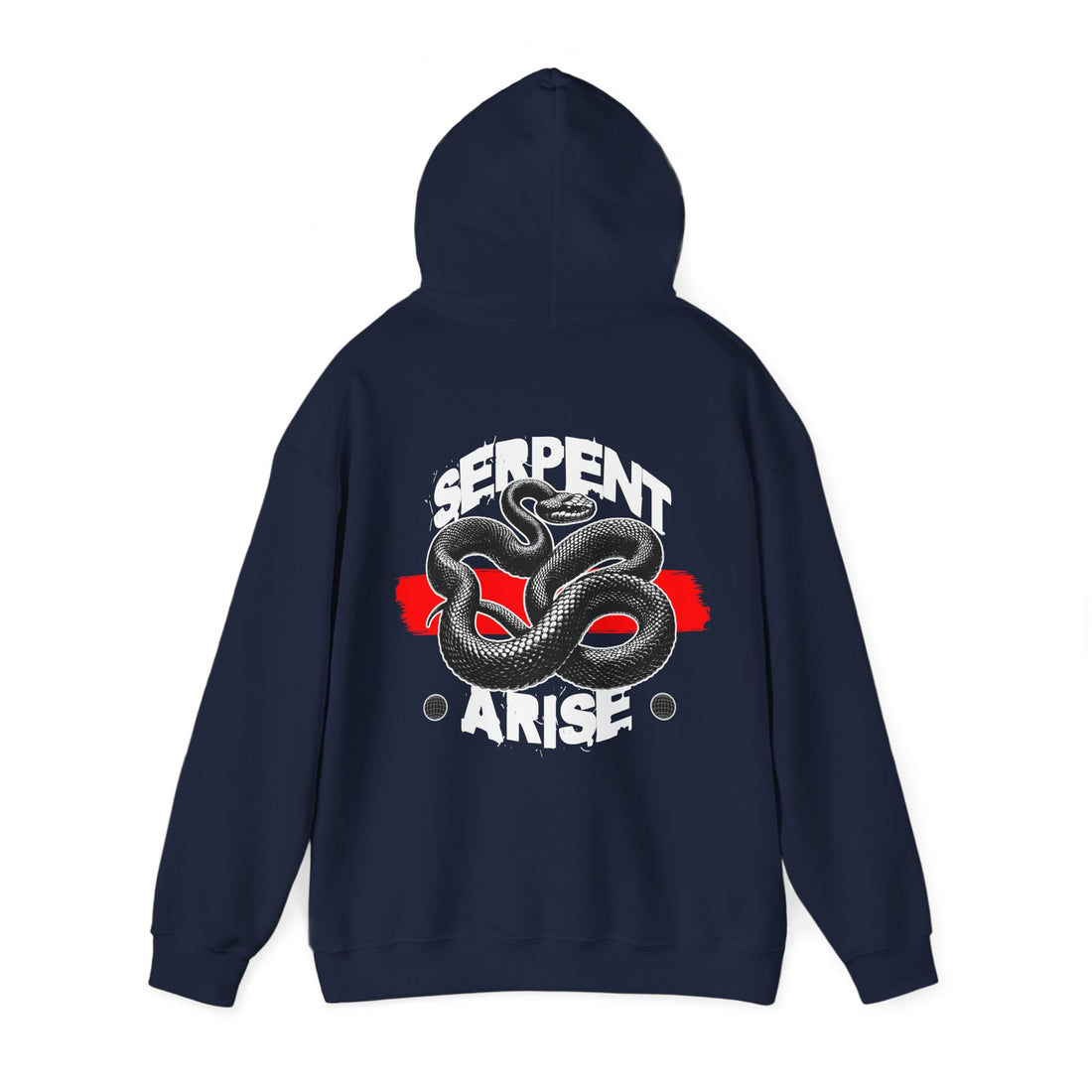 Serpent Arise Front and Back Hoodie - Graphic Hoodie from Tee Utopia