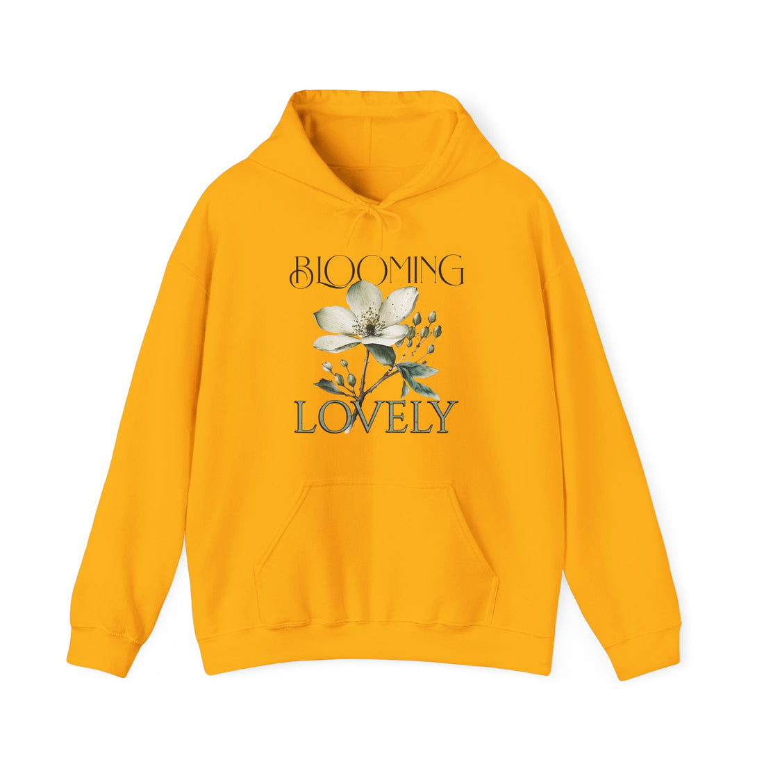 Blooming Lovely Hoodie - Graphic Hoodie from Tee Utopia