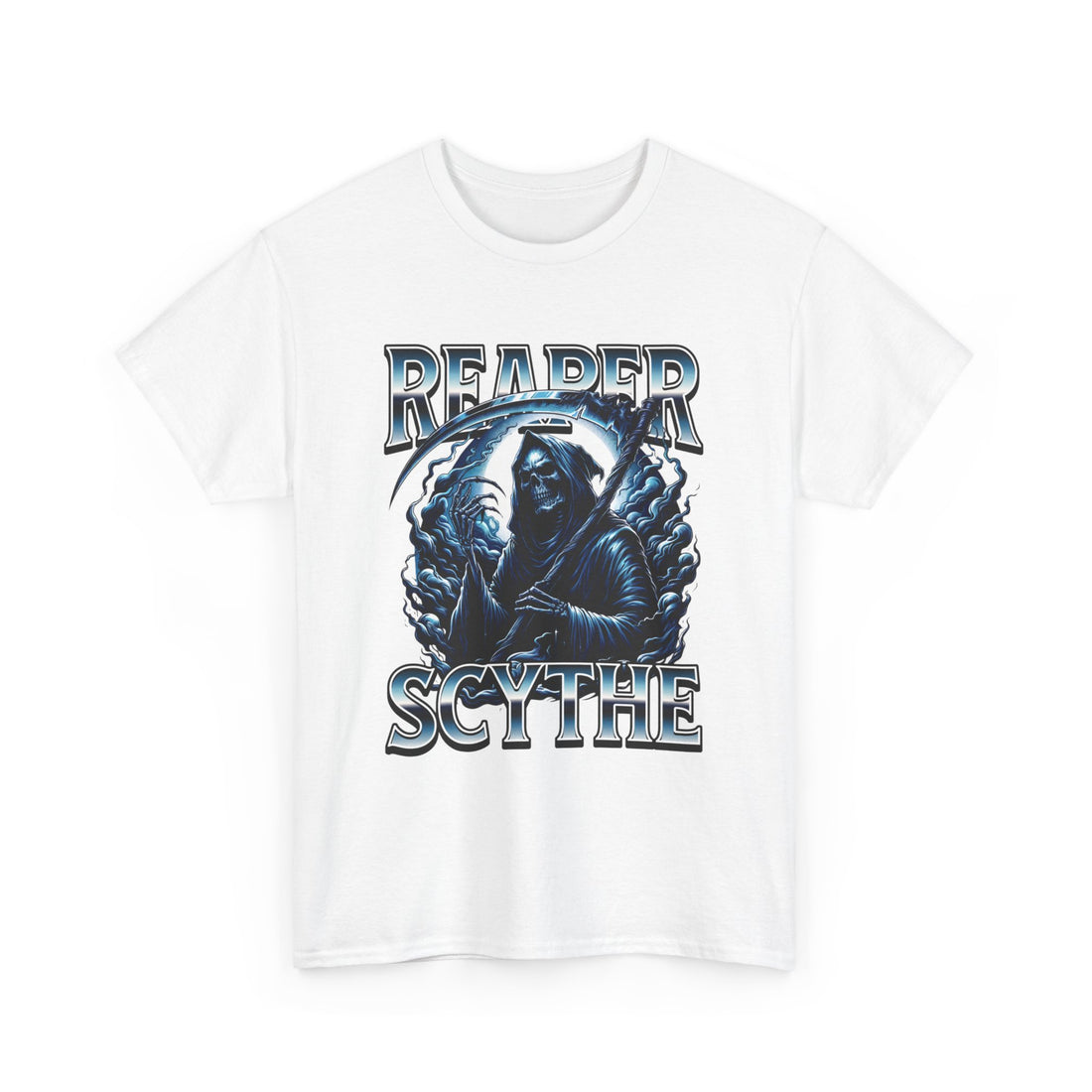 Reaper Scythe T-Shirt - Graphic T-Shirt from Tee Utopia