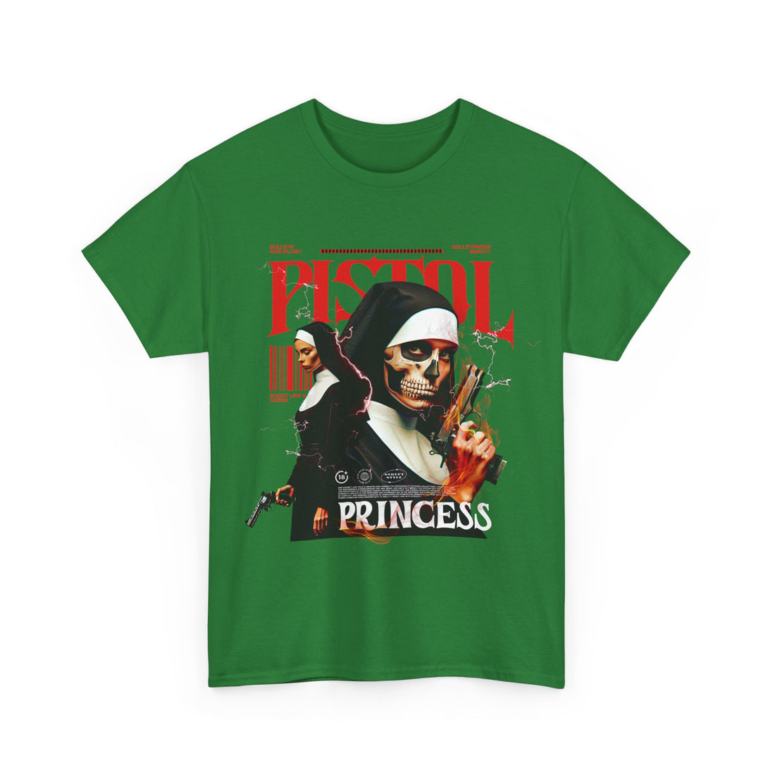 Pistol Princess T-Shirt - Graphic T-Shirt from Tee Utopia