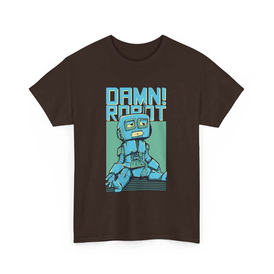 Damn! Robot T-Shirt - Graphic T-Shirt from Tee Utopia