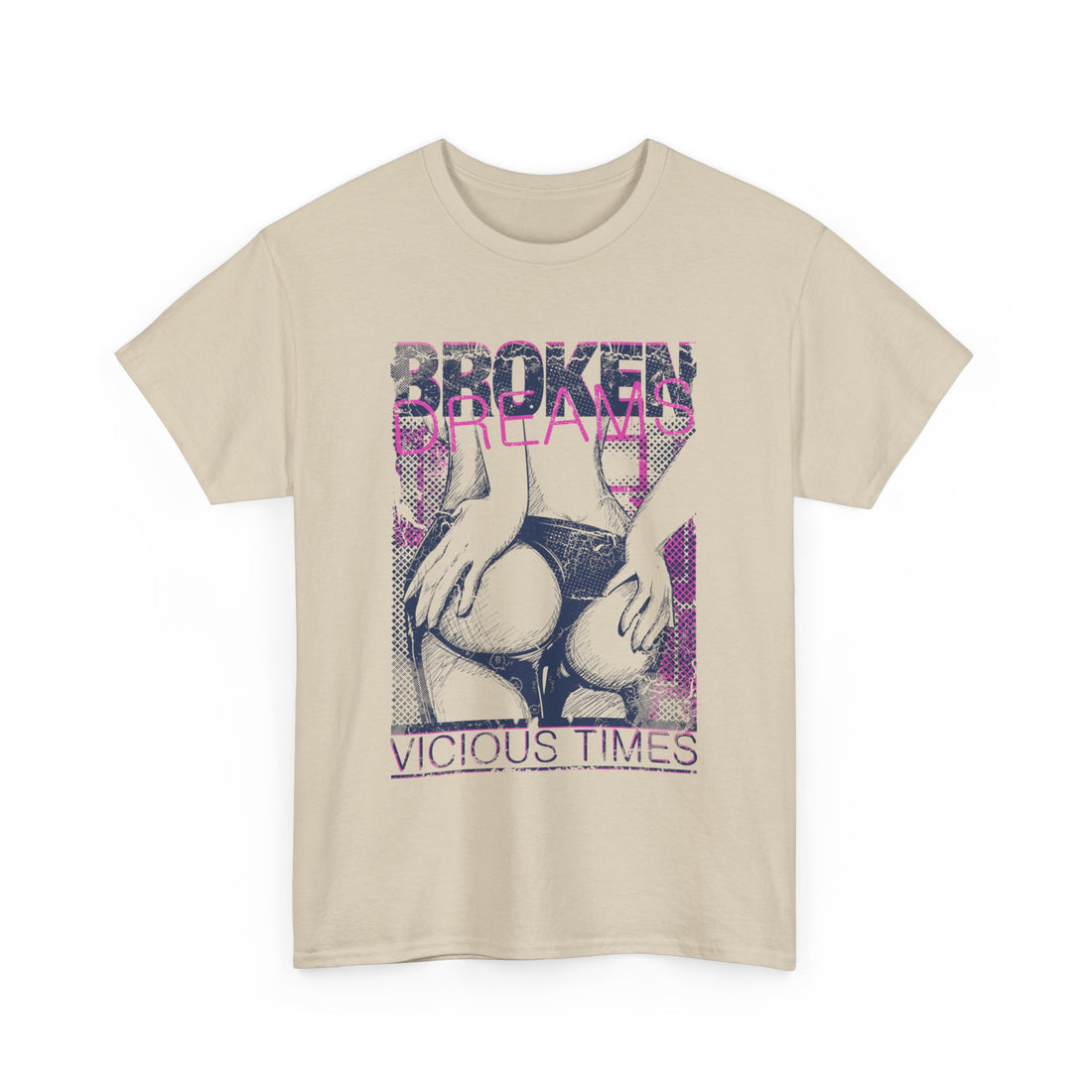 Broken Dreams Vicious Times T-Shirt - Graphic T-Shirt from Tee Utopia