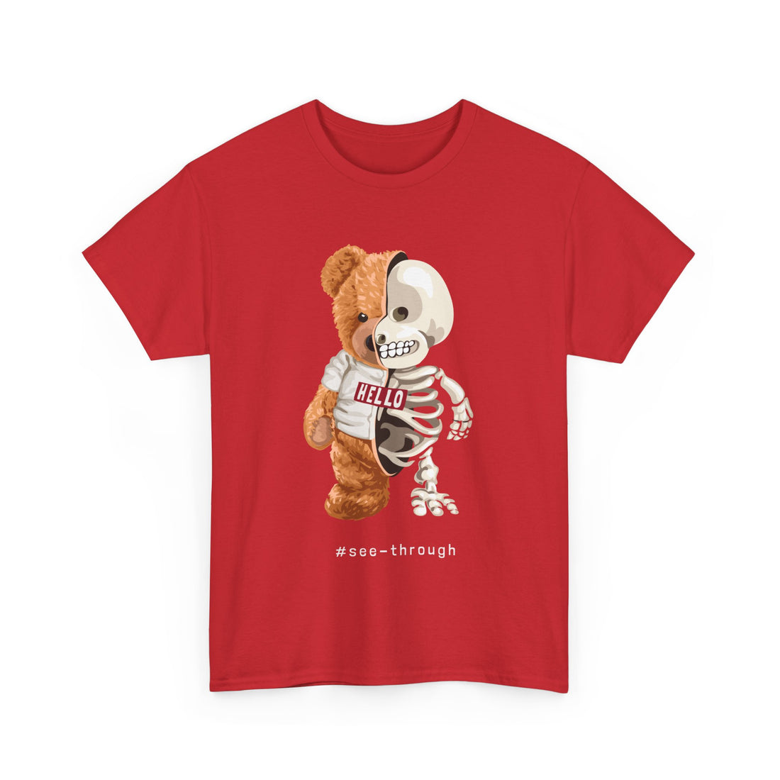 HELLO See-Through T-Shirt - Graphic T-Shirt from Tee Utopia