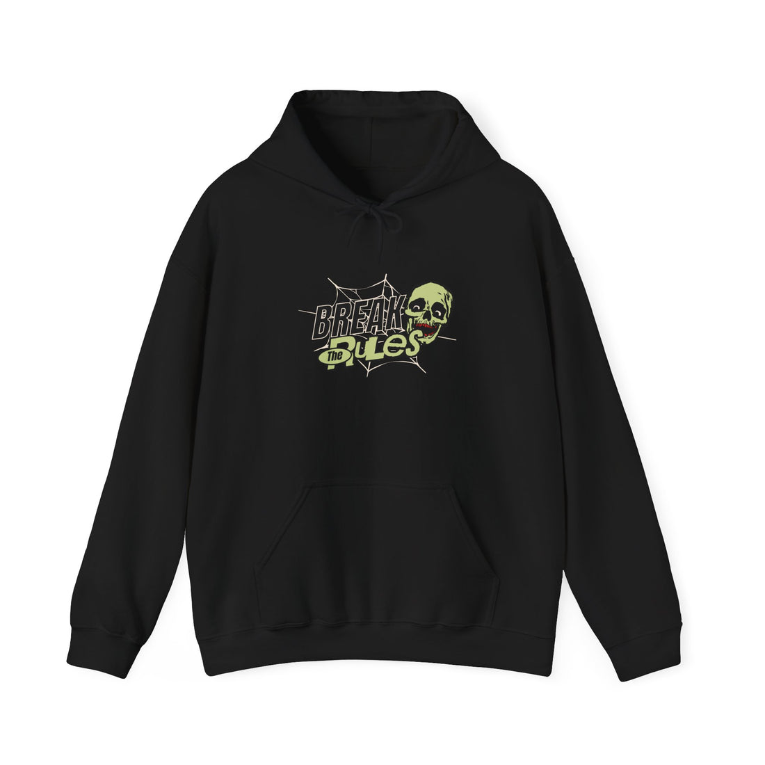 Break The Rules Front and Back Hoodie - Graphic Hoodie from Tee Utopia