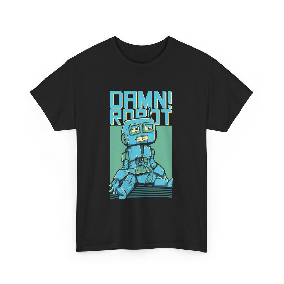 Damn! Robot T-Shirt - Graphic T-Shirt from Tee Utopia