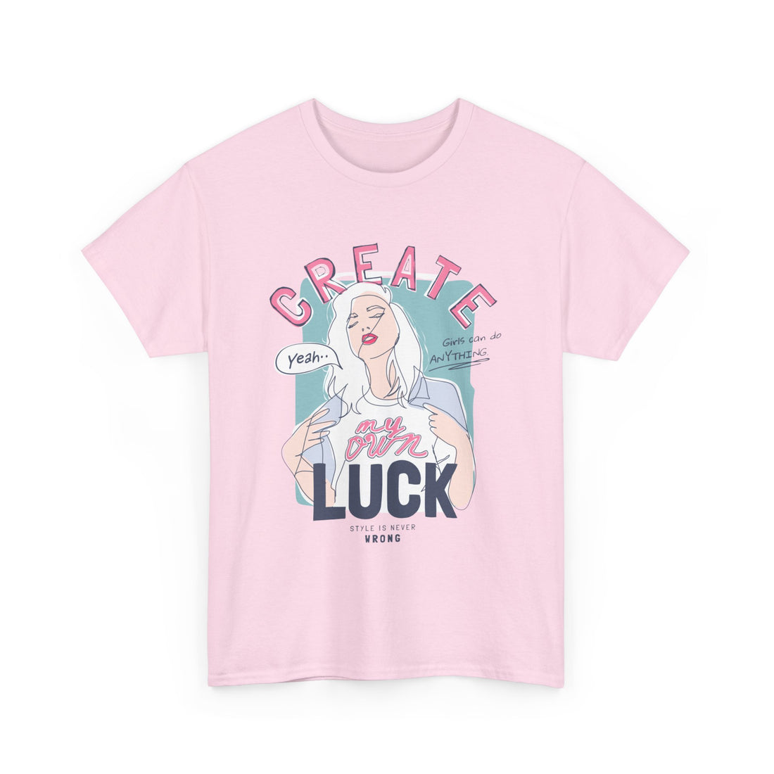 Create My Own Luck T-Shirt - Graphic T-Shirt from Tee Utopia