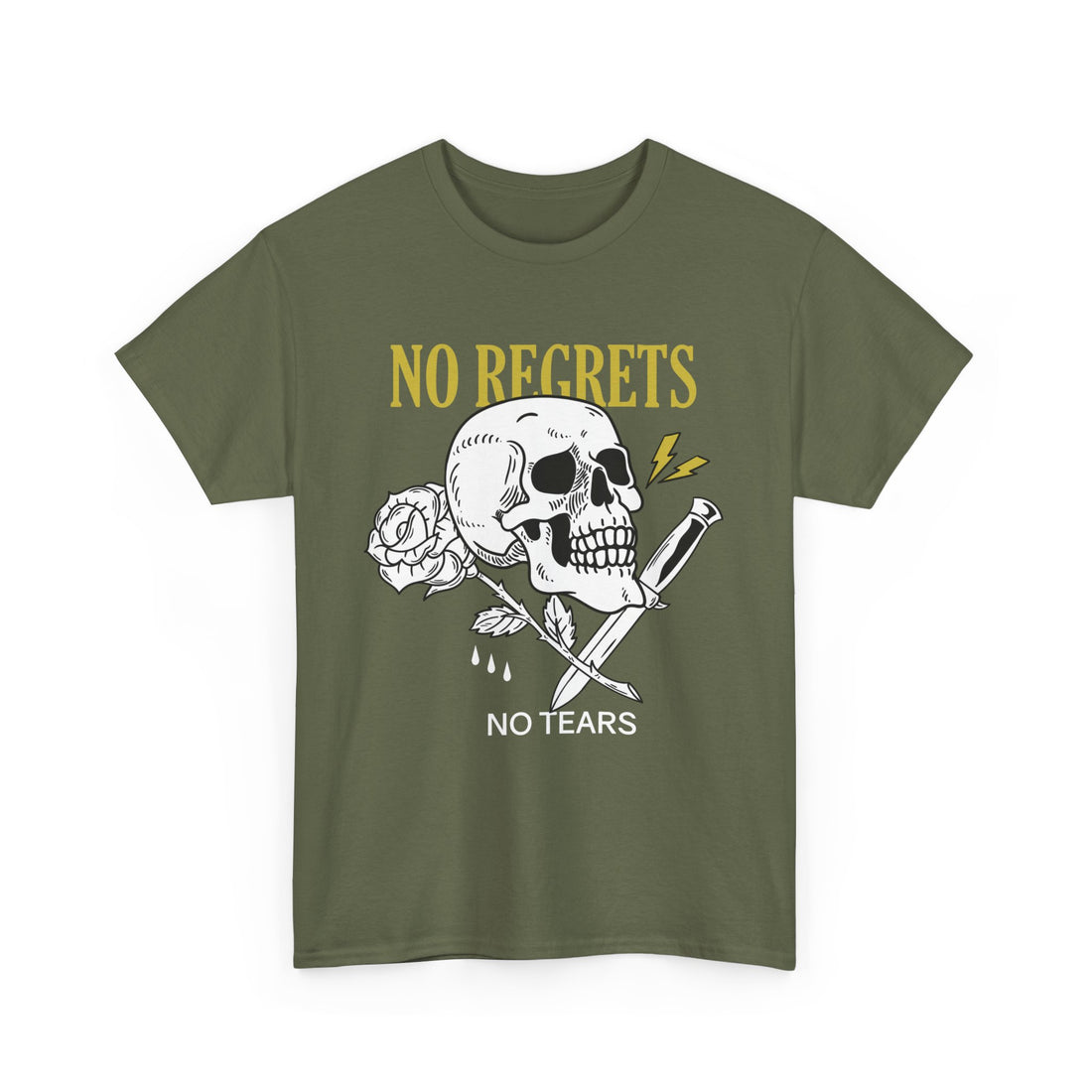 No Regrets T-Shirt - Graphic T-Shirt from Tee Utopia
