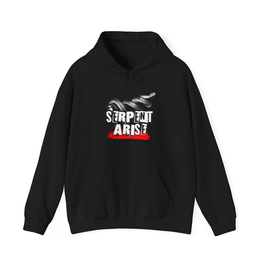 Serpent Arise Front and Back Hoodie - Graphic Hoodie from Tee Utopia