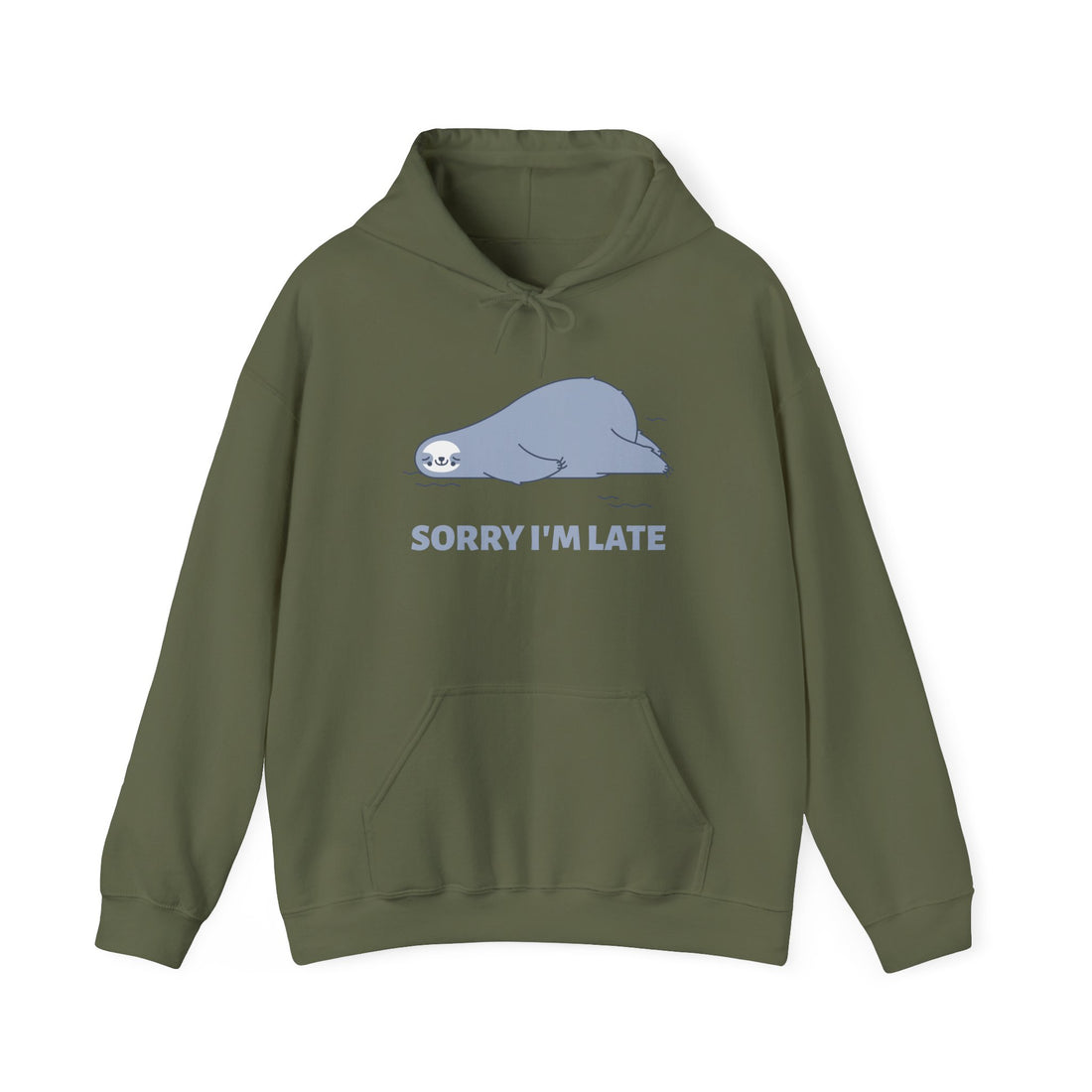 Sorry I'm Late Hoodie - Graphic Hoodie from Tee Utopia