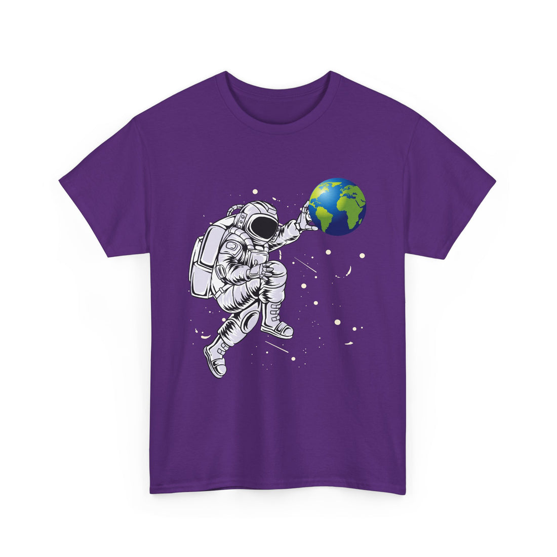Astronaut Pushing Earth  T-Shirt - Graphic T-Shirt from Tee Utopia