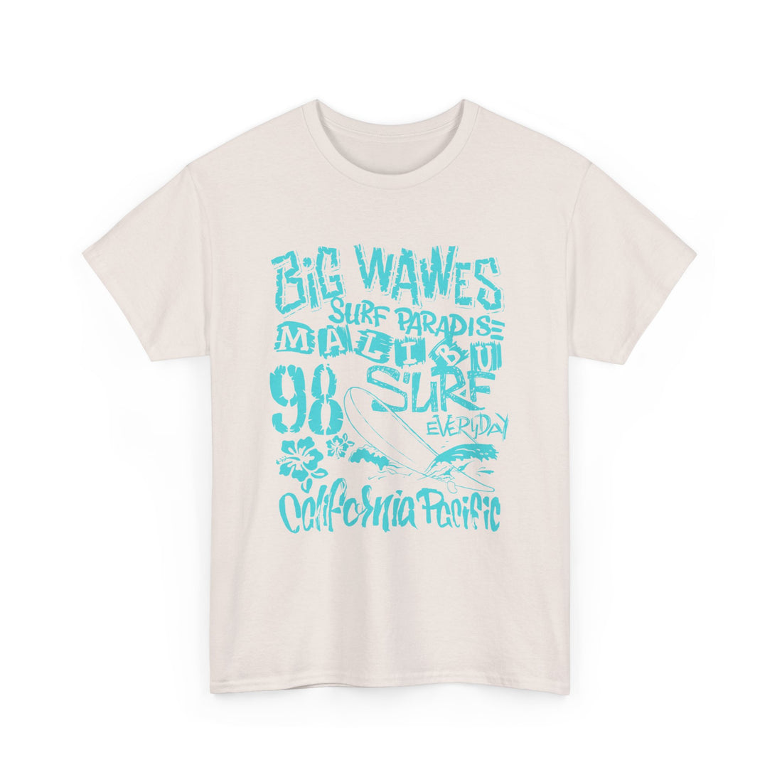 Big Waves Surf Paradise T-Shirt - Graphic T-Shirt from Tee Utopia