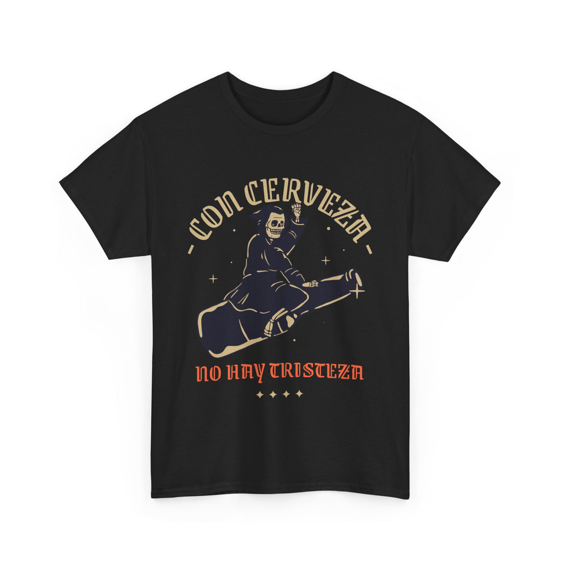 Con Cerveza  T-Shirt - Graphic T-Shirt from Tee Utopia