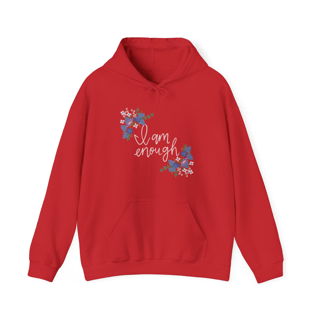 I Am Enough Hoodie - Graphic Hoodie from Tee Utopia